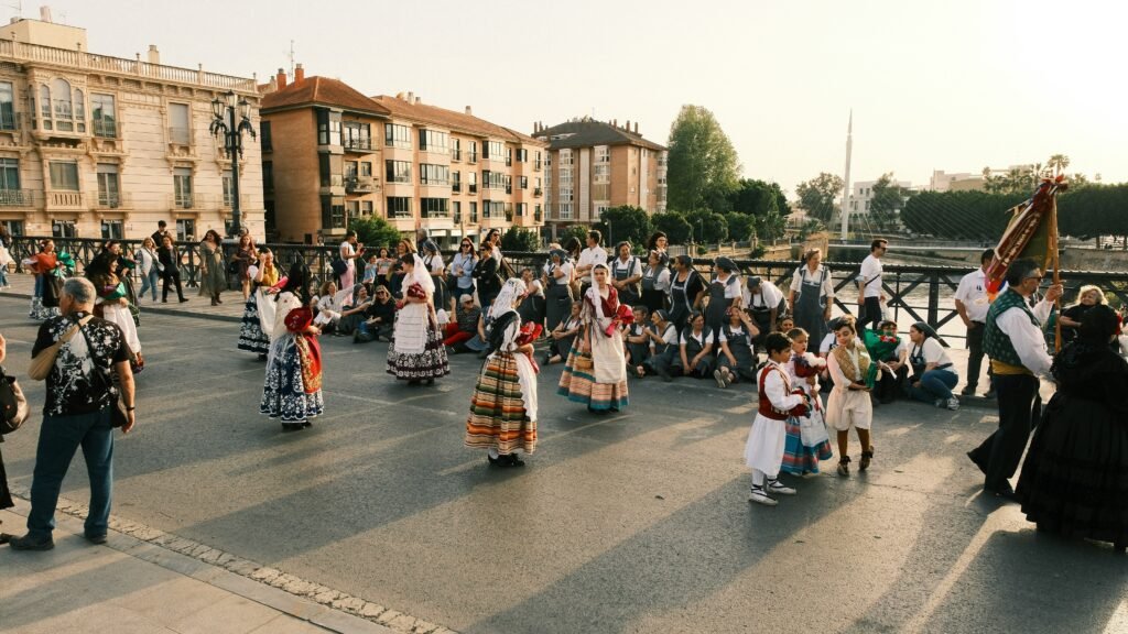 Celebrating life at a Spanish festival