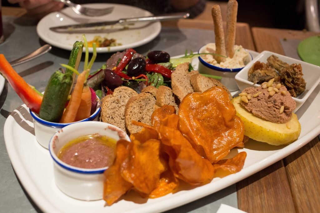 Free tapas served with a drink in Granada.